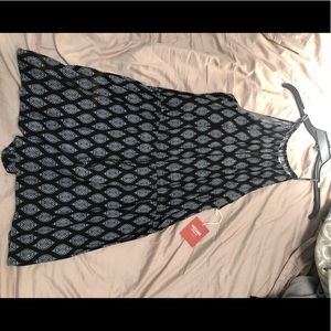 black and white romper- NEVER WORN!